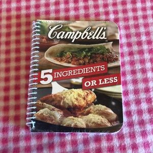 Campbell’s 5 Ingredients or Less Cookbook BrandNew